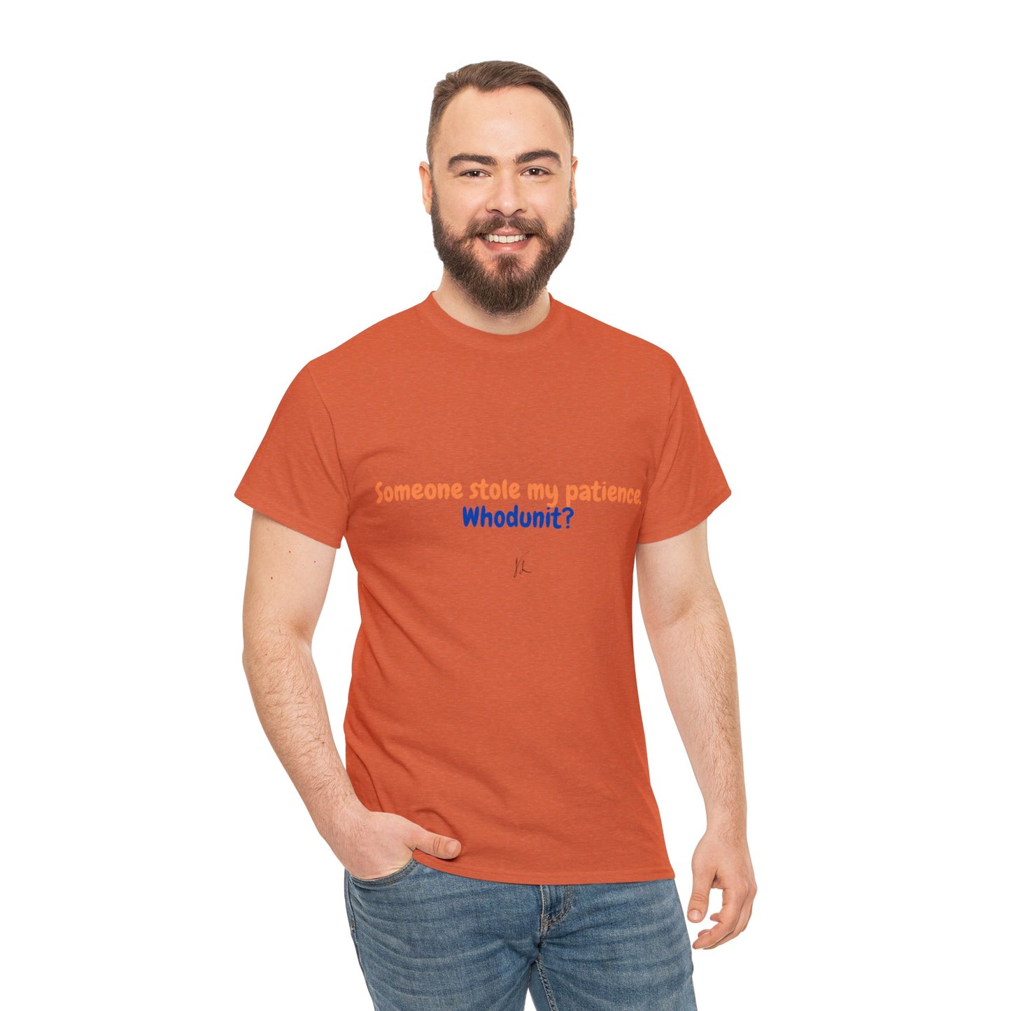 No Patience! Unisex Heavy Cotton Tee