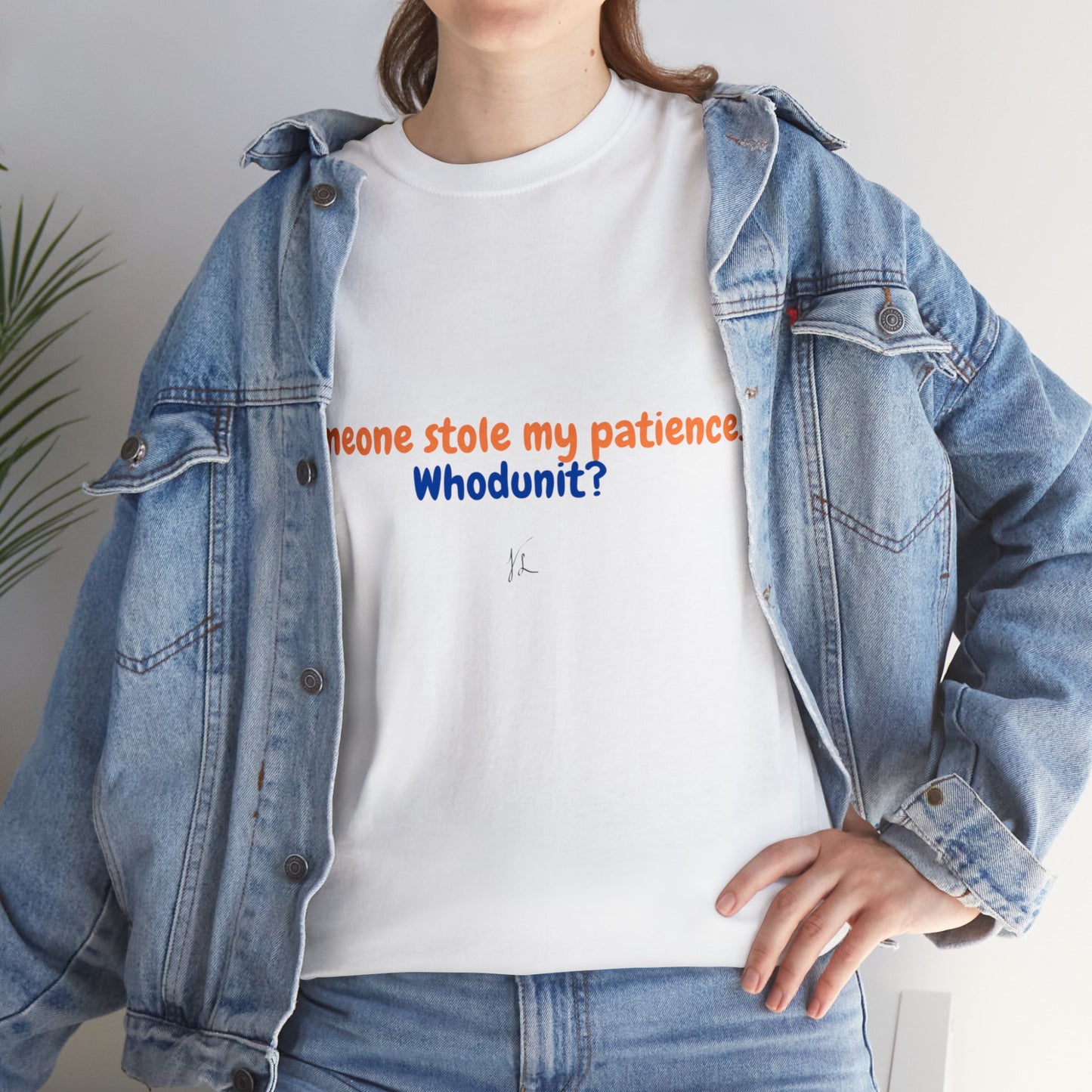 No Patience! Unisex Heavy Cotton Tee