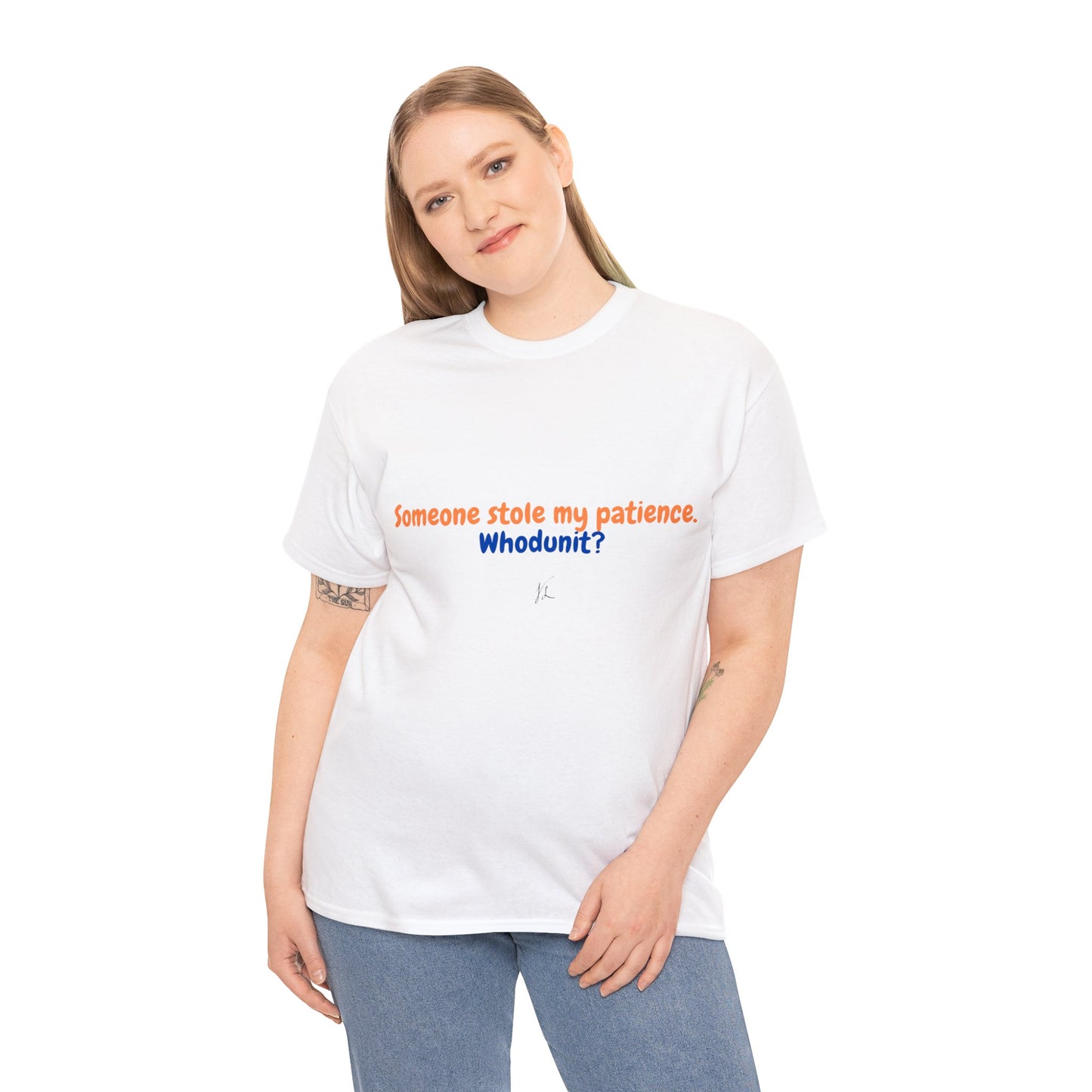 No Patience! Unisex Heavy Cotton Tee