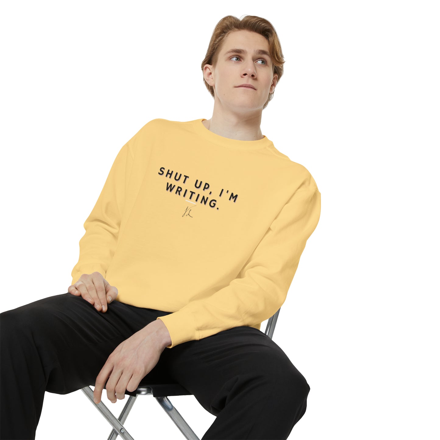 Writer's Favorite Unisex Garment-Dyed Sweatshirt