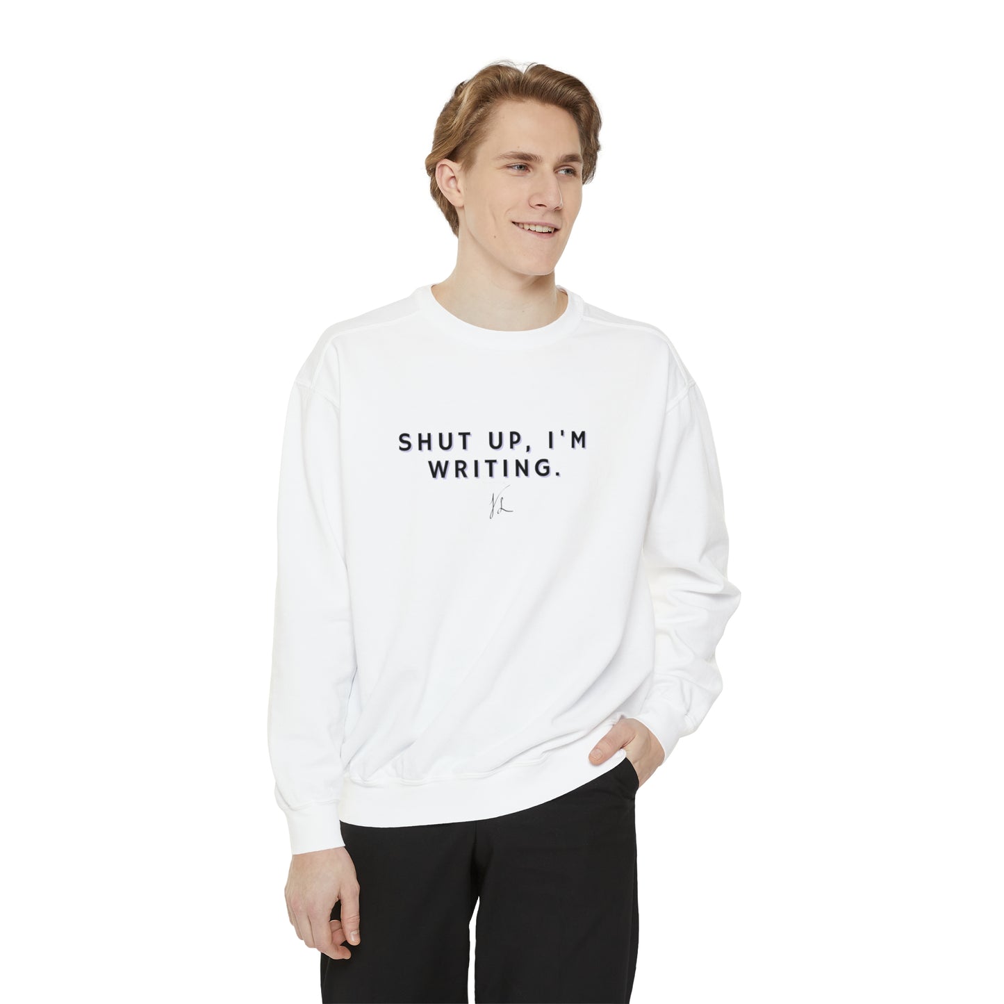 Writer's Favorite Unisex Garment-Dyed Sweatshirt