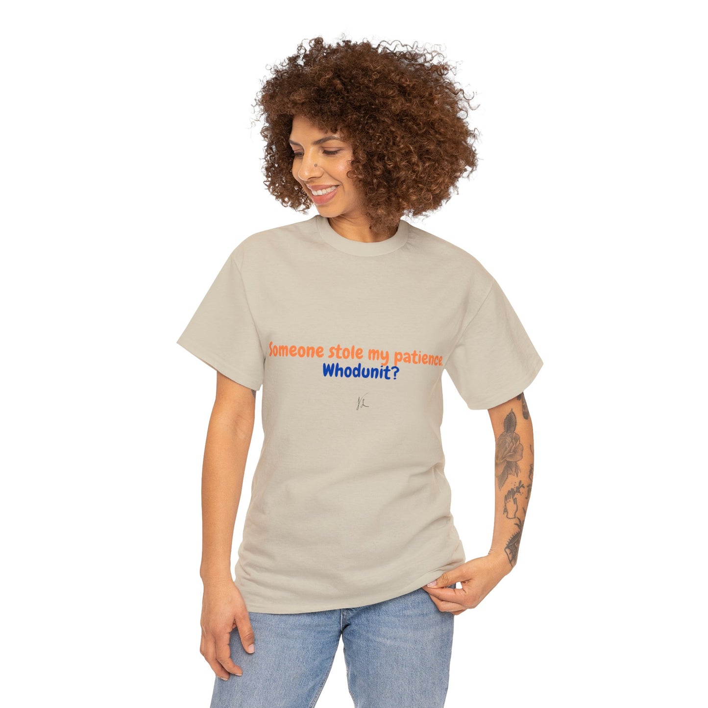 No Patience! Unisex Heavy Cotton Tee