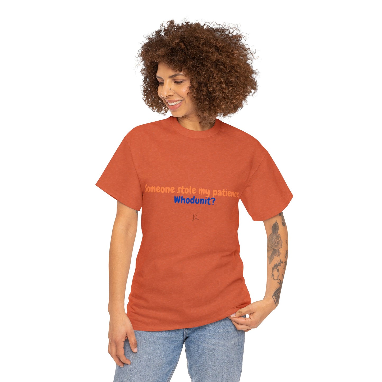 No Patience! Unisex Heavy Cotton Tee