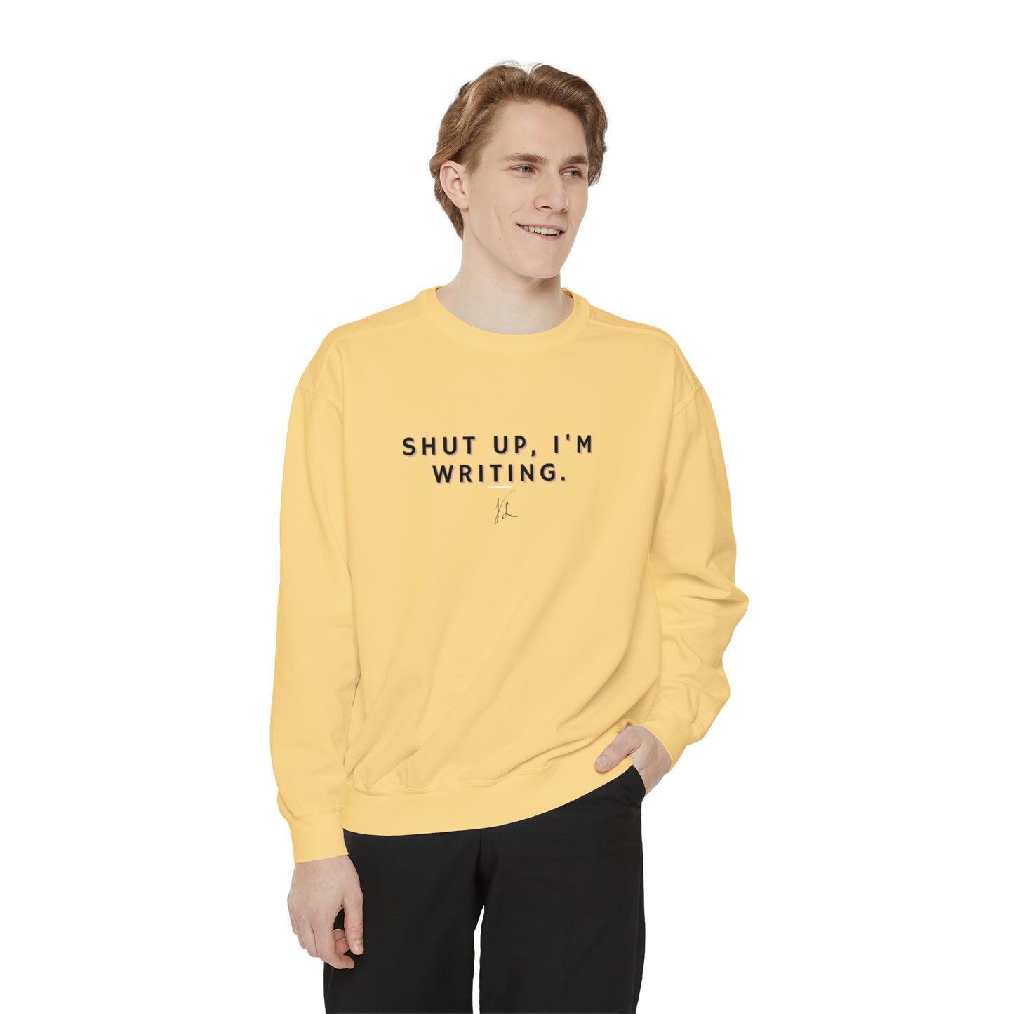 Writer's Favorite Unisex Garment-Dyed Sweatshirt