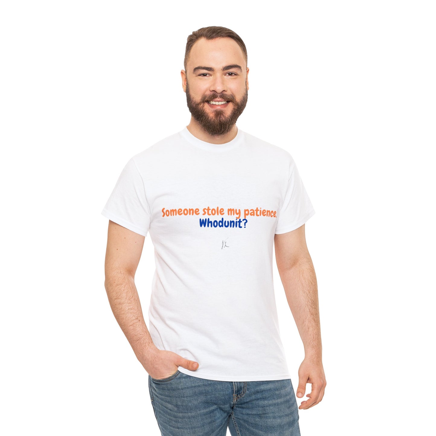 No Patience! Unisex Heavy Cotton Tee