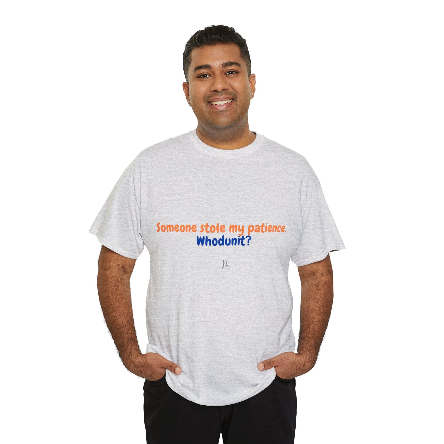 No Patience! Unisex Heavy Cotton Tee