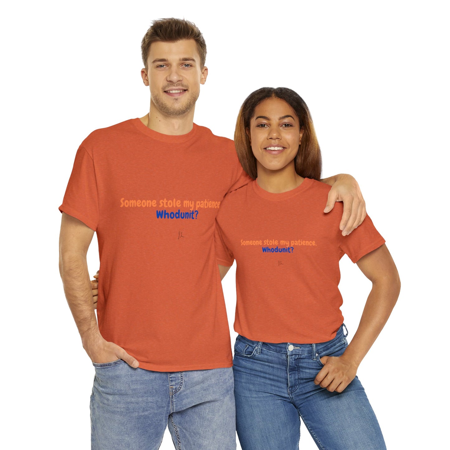 No Patience! Unisex Heavy Cotton Tee