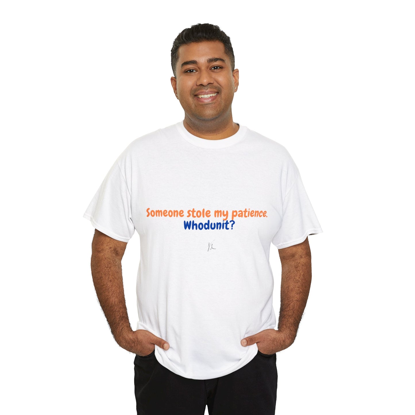 No Patience! Unisex Heavy Cotton Tee