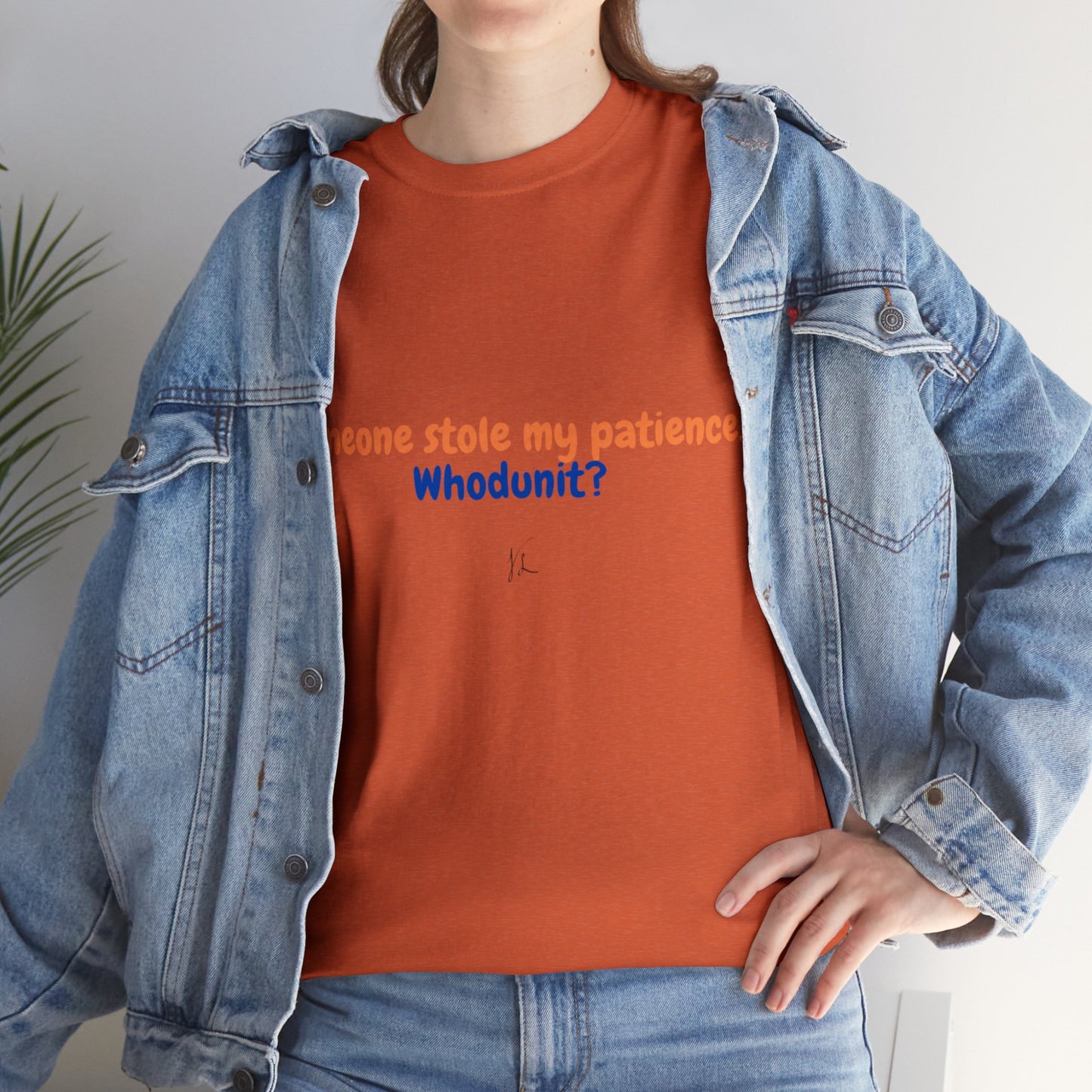 No Patience! Unisex Heavy Cotton Tee