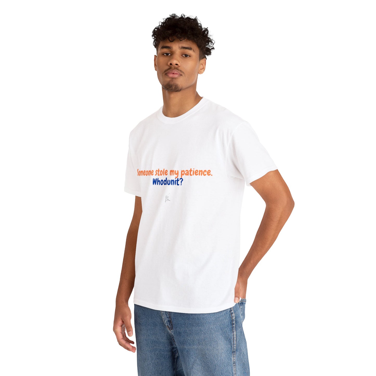 No Patience! Unisex Heavy Cotton Tee