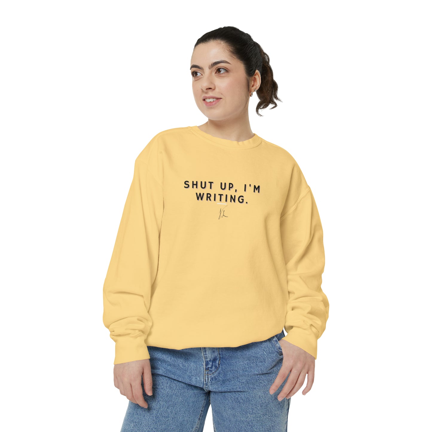 Writer's Favorite Unisex Garment-Dyed Sweatshirt