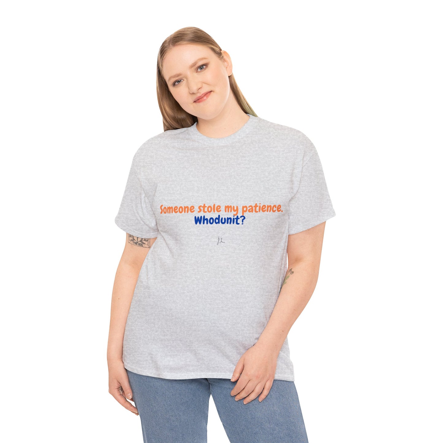 No Patience! Unisex Heavy Cotton Tee