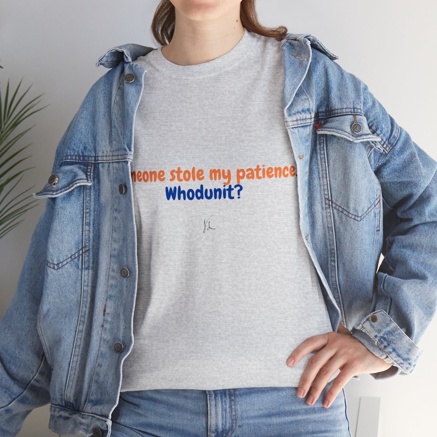No Patience! Unisex Heavy Cotton Tee