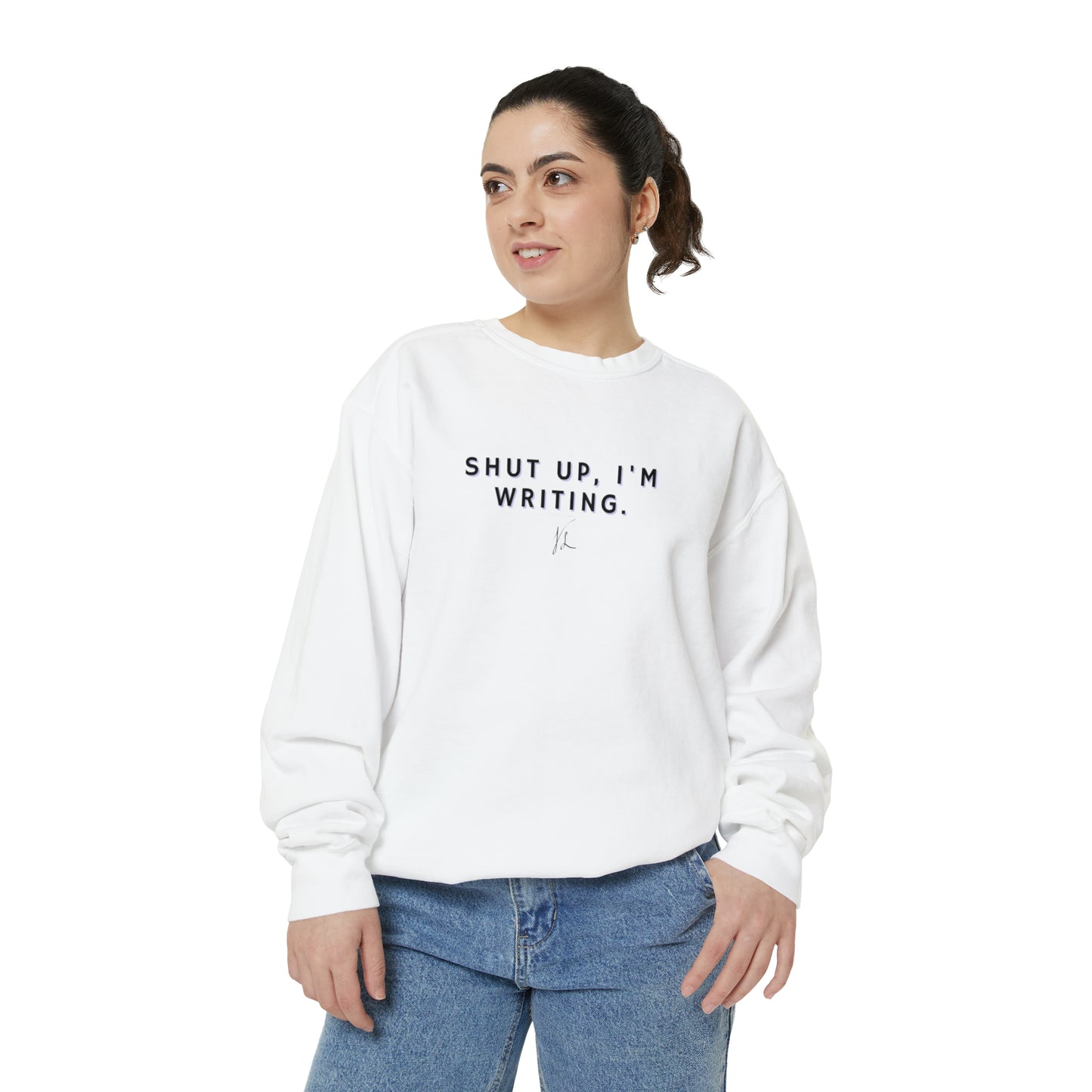 Writer's Favorite Unisex Garment-Dyed Sweatshirt