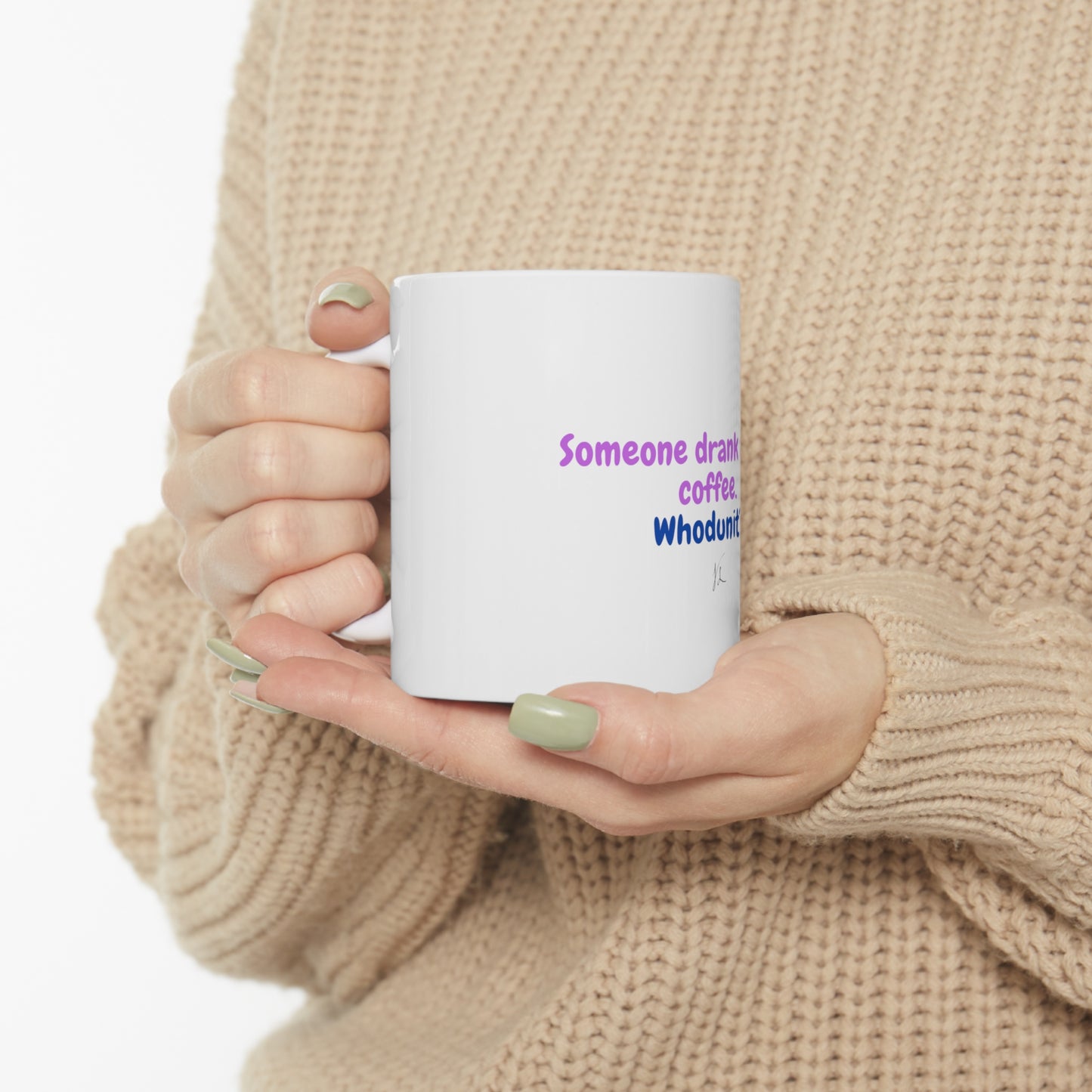 Whodunit Ceramic Mug 11oz