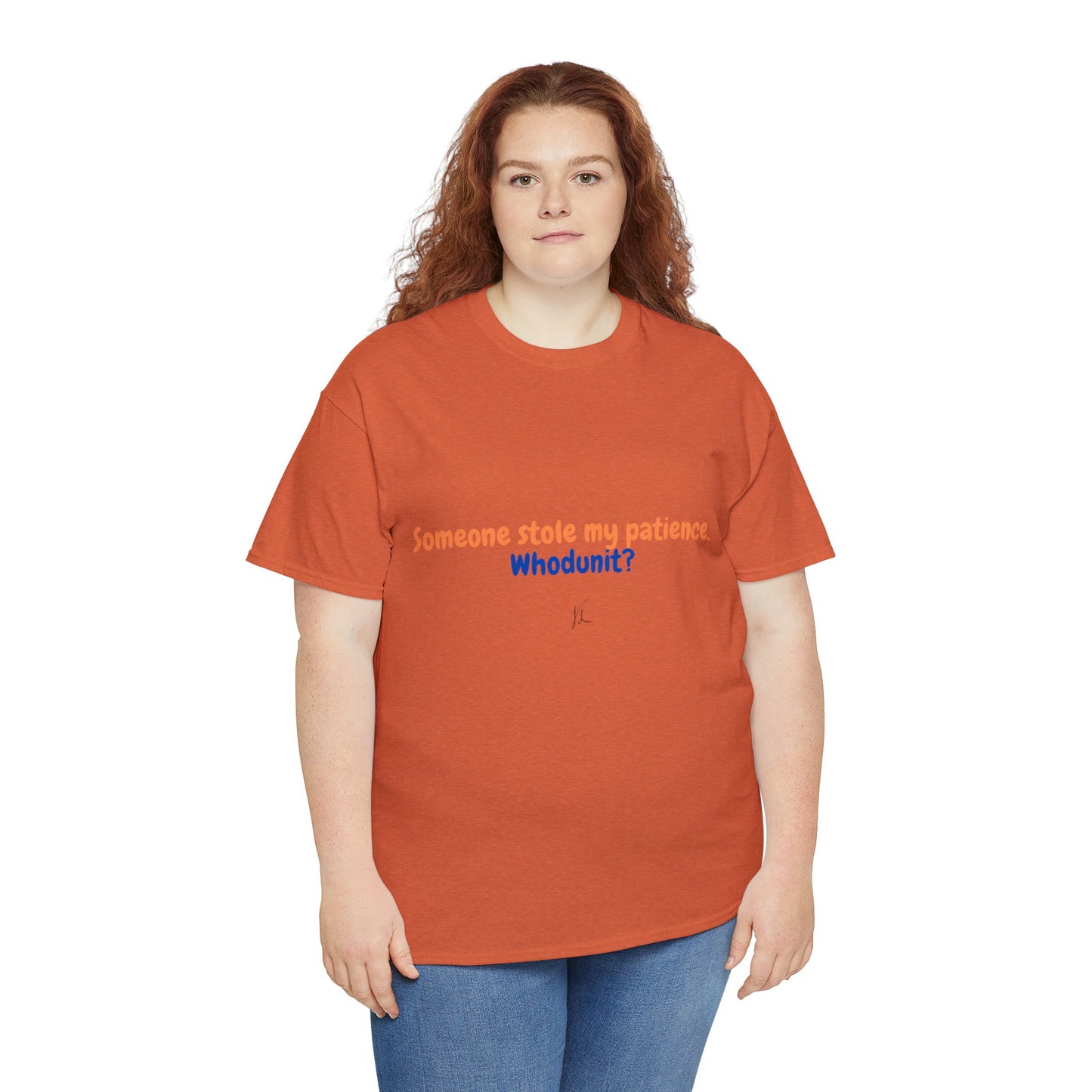 No Patience! Unisex Heavy Cotton Tee