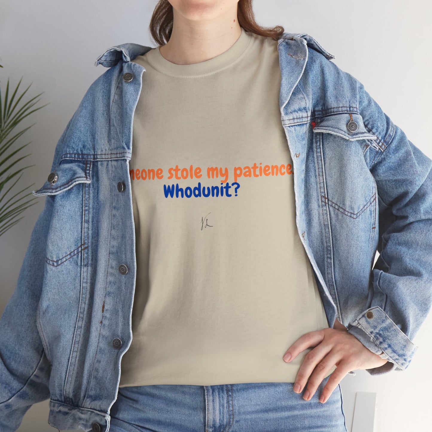 No Patience! Unisex Heavy Cotton Tee