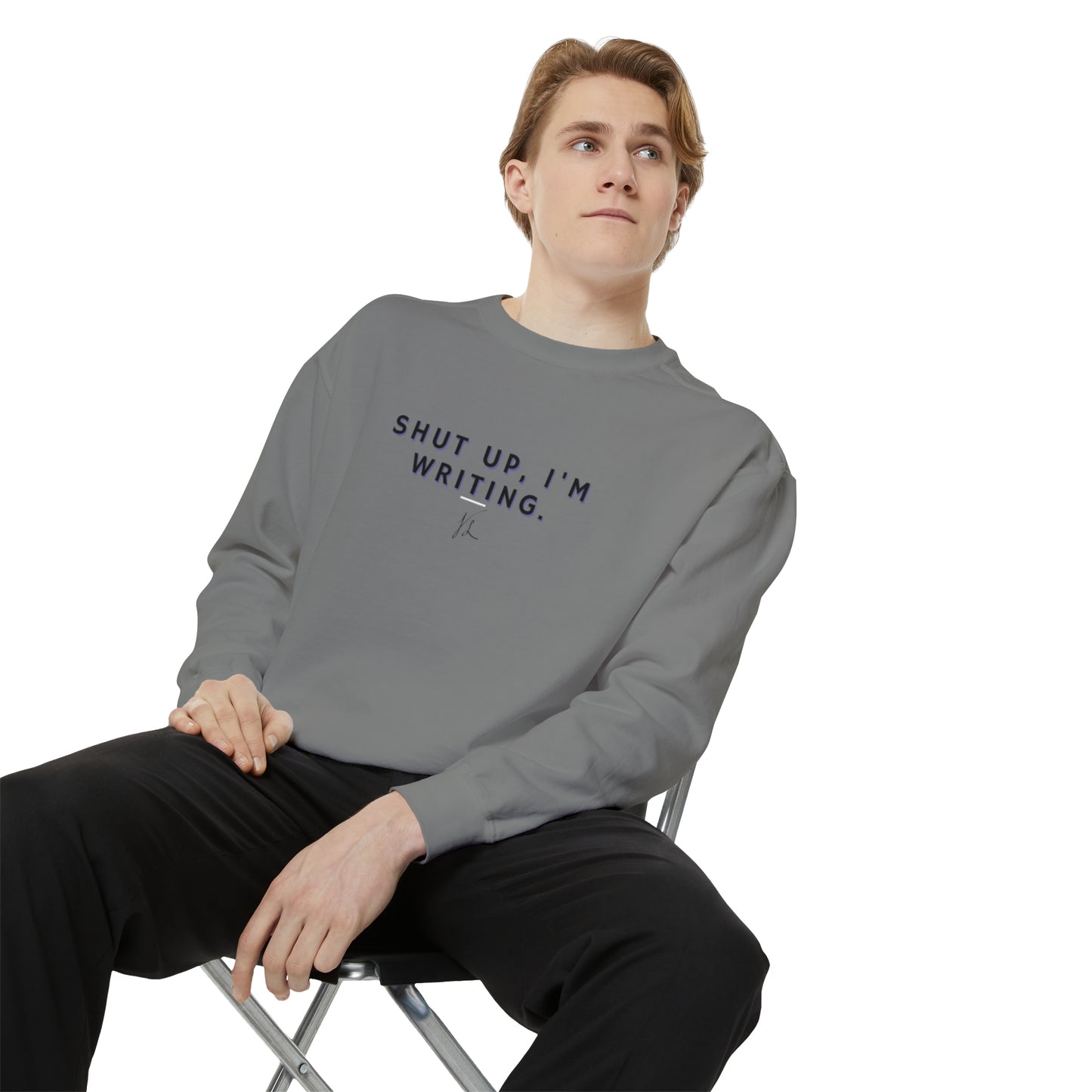 Writer's Favorite Unisex Garment-Dyed Sweatshirt