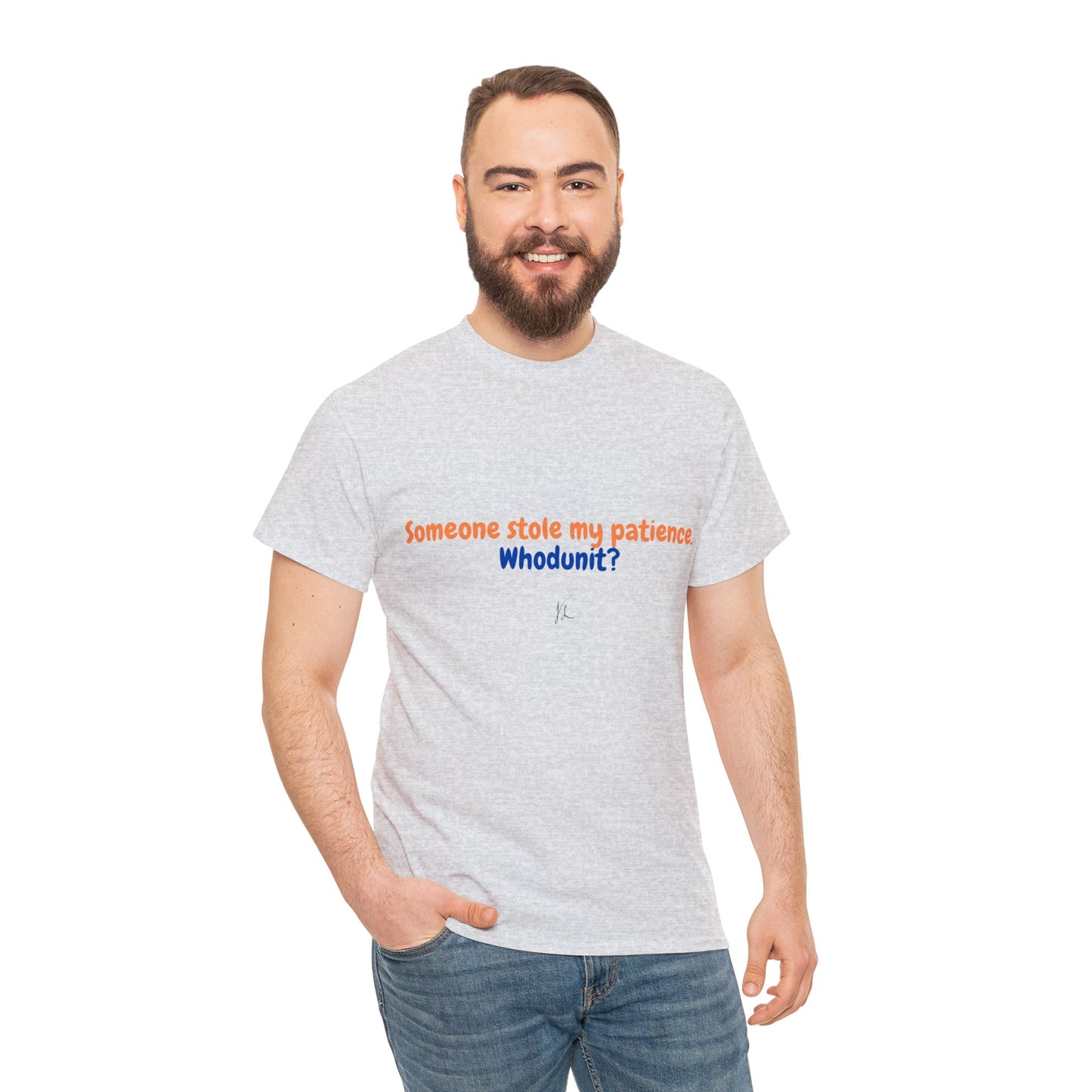 No Patience! Unisex Heavy Cotton Tee