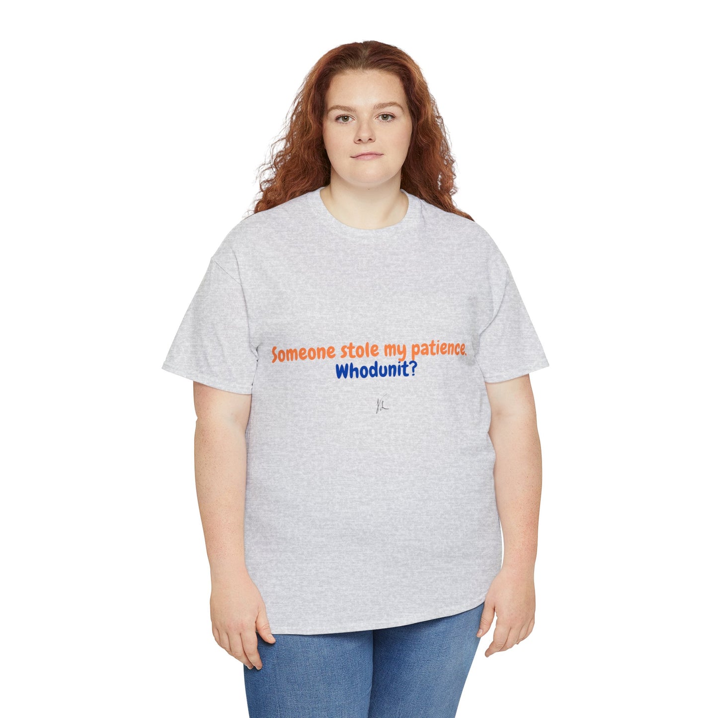 No Patience! Unisex Heavy Cotton Tee