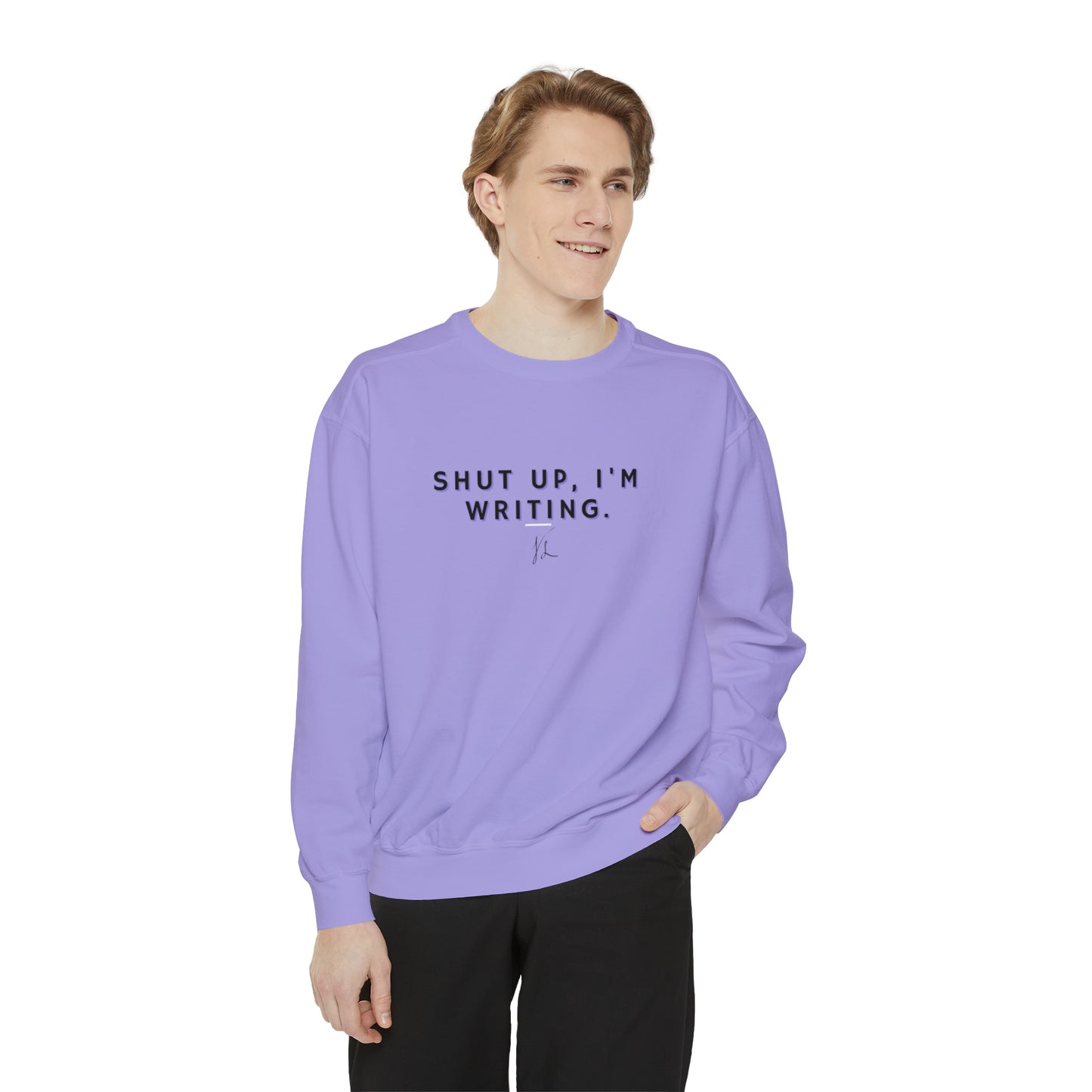 Writer's Favorite Unisex Garment-Dyed Sweatshirt
