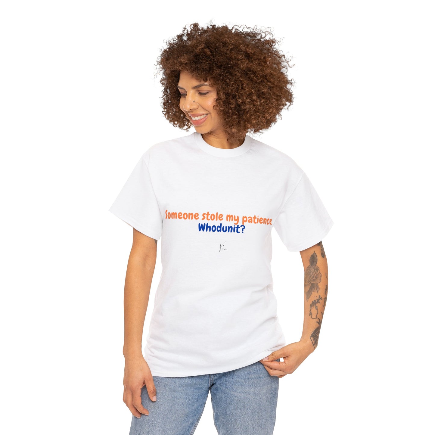 No Patience! Unisex Heavy Cotton Tee