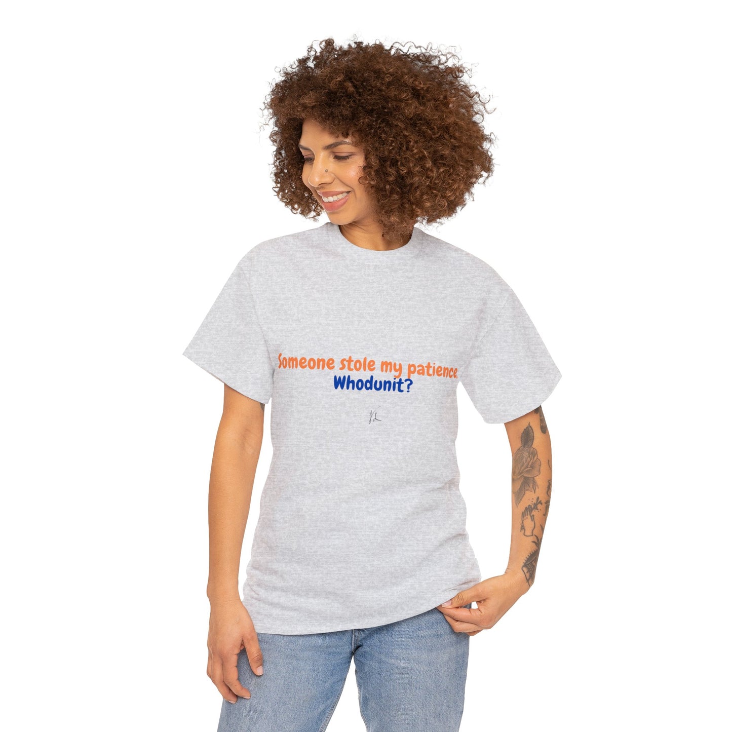 No Patience! Unisex Heavy Cotton Tee