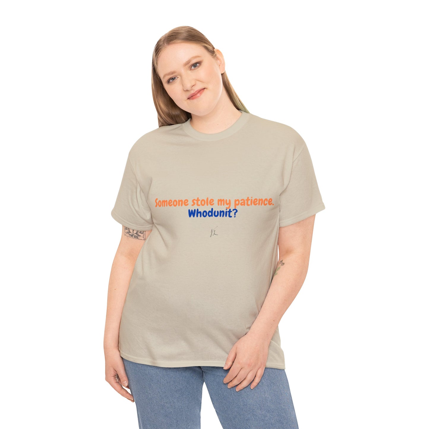 No Patience! Unisex Heavy Cotton Tee
