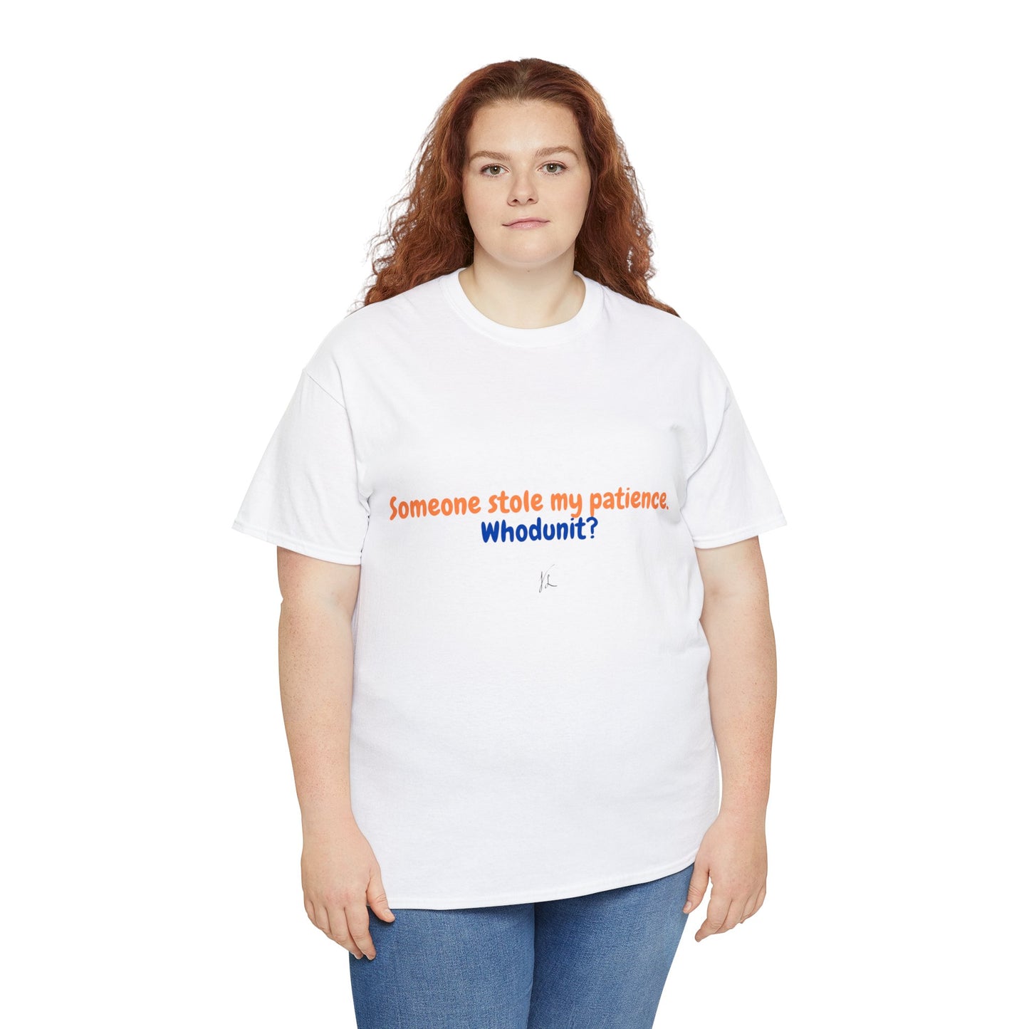 No Patience! Unisex Heavy Cotton Tee