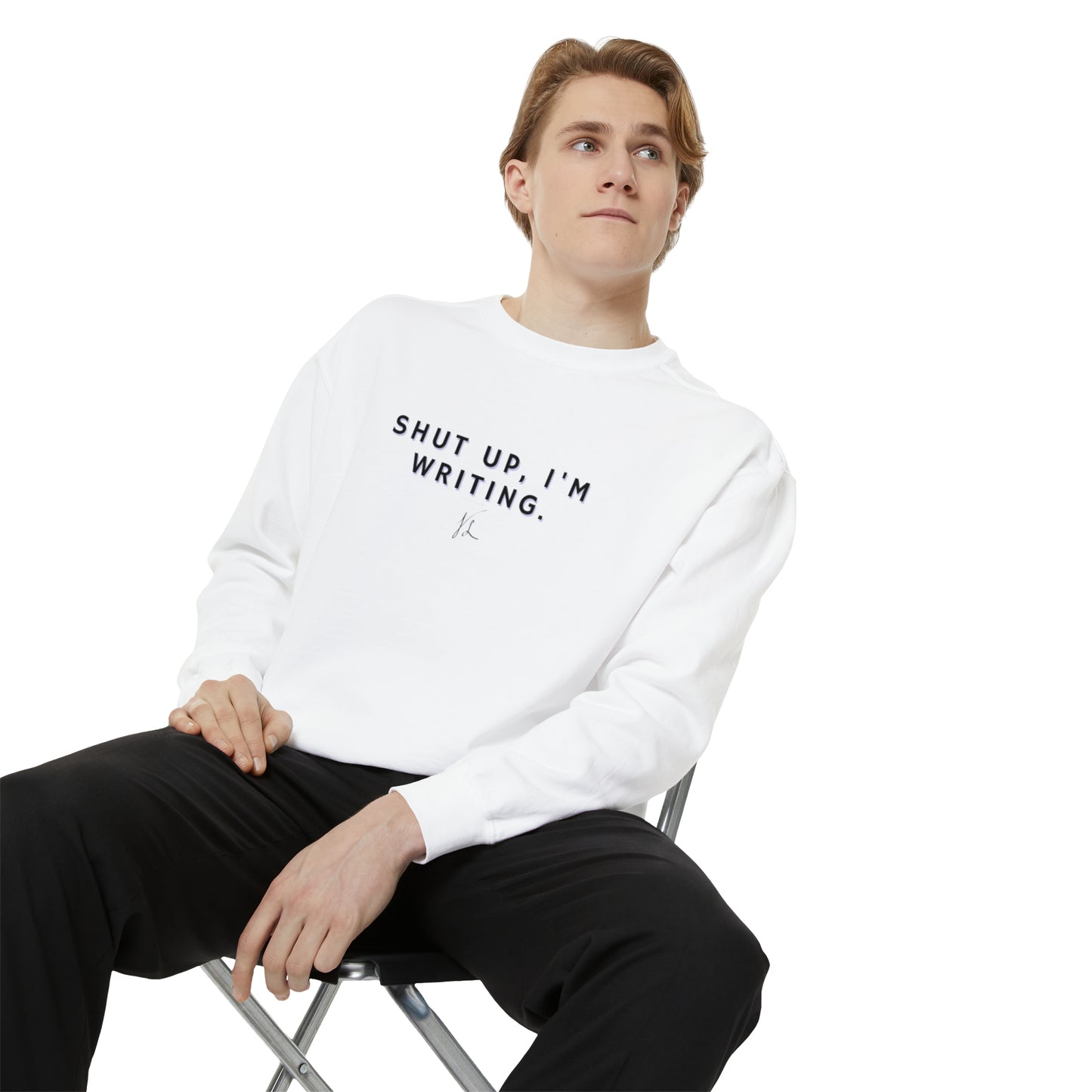 Writer's Favorite Unisex Garment-Dyed Sweatshirt