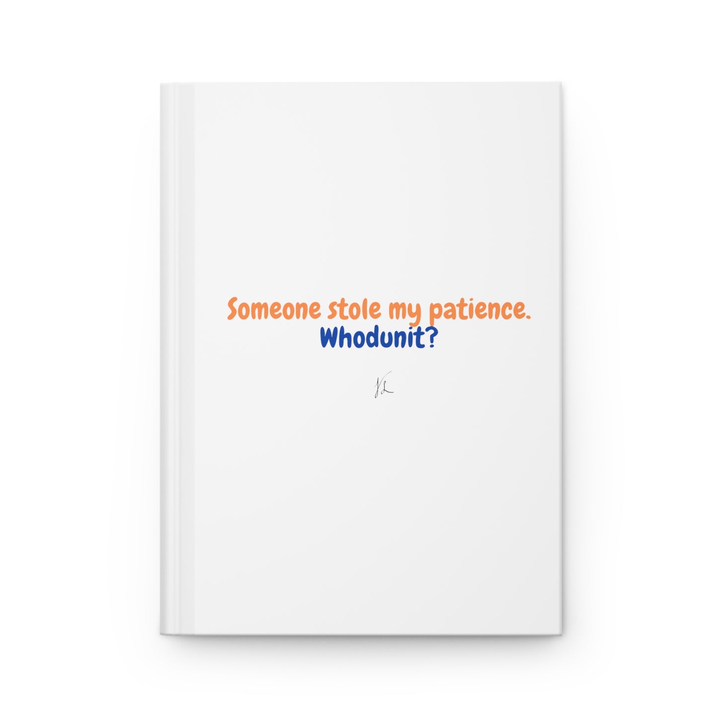 Whodunit Hardcover Journal Matte