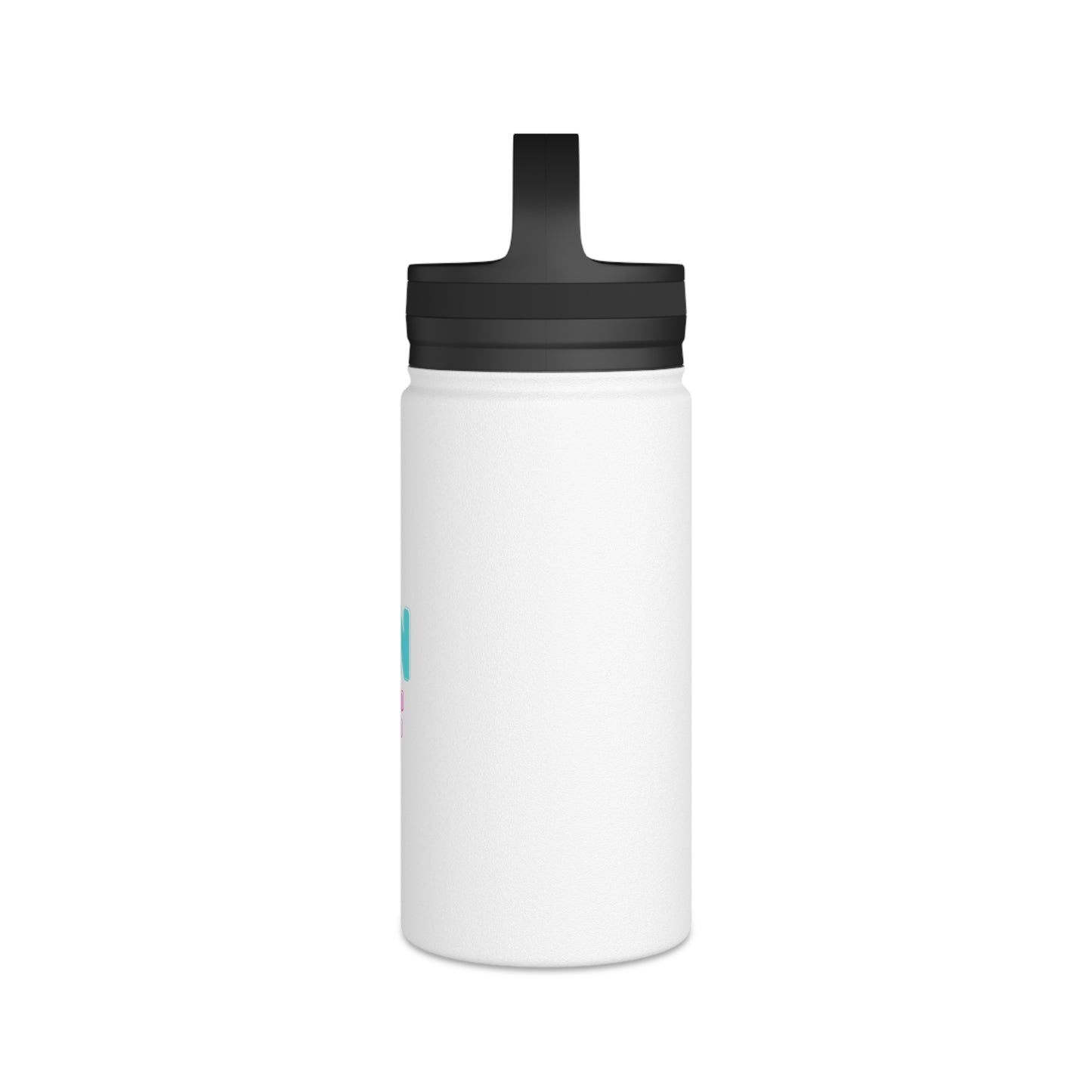 Zen and Fit Stainless Steel Water Bottle, Handle Lid