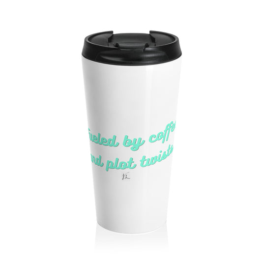 Coffee and Plot Twists Stainless Steel Travel Mug