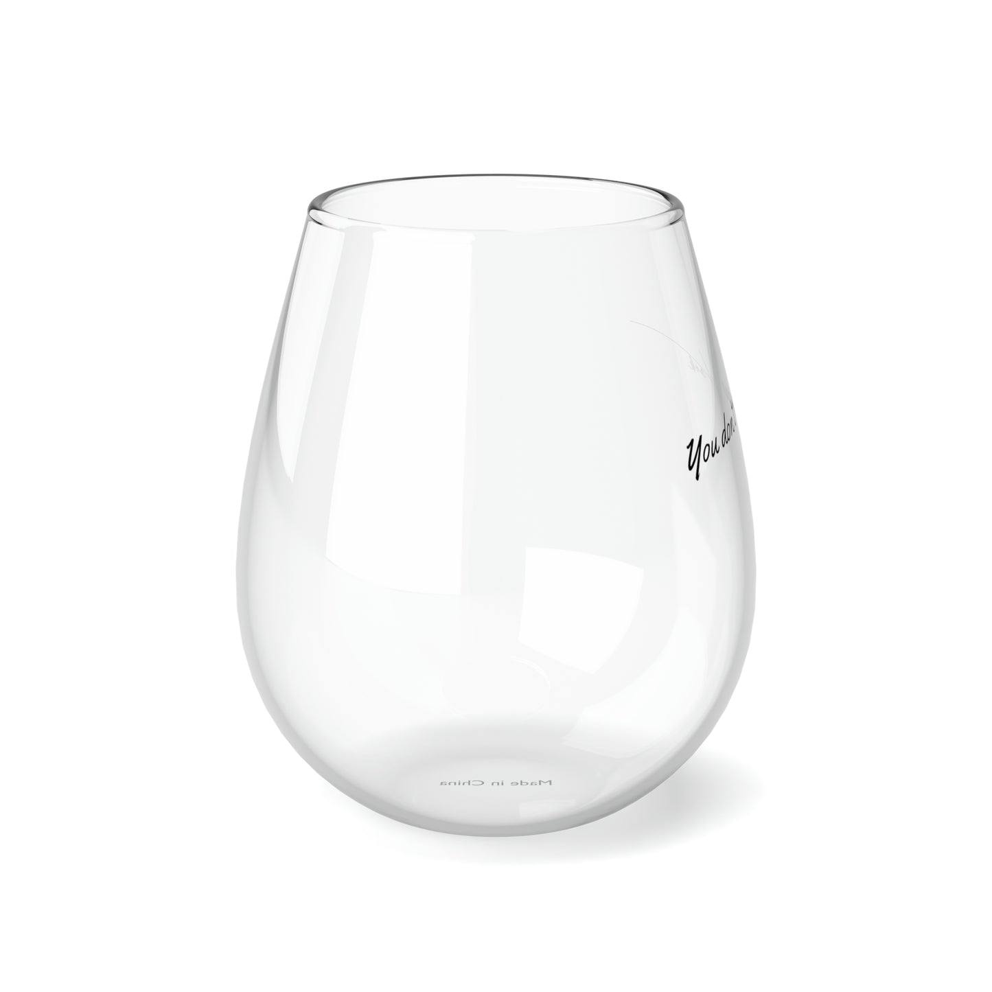 You Don't Know Jack Stemless Wine Glass, 11.75oz