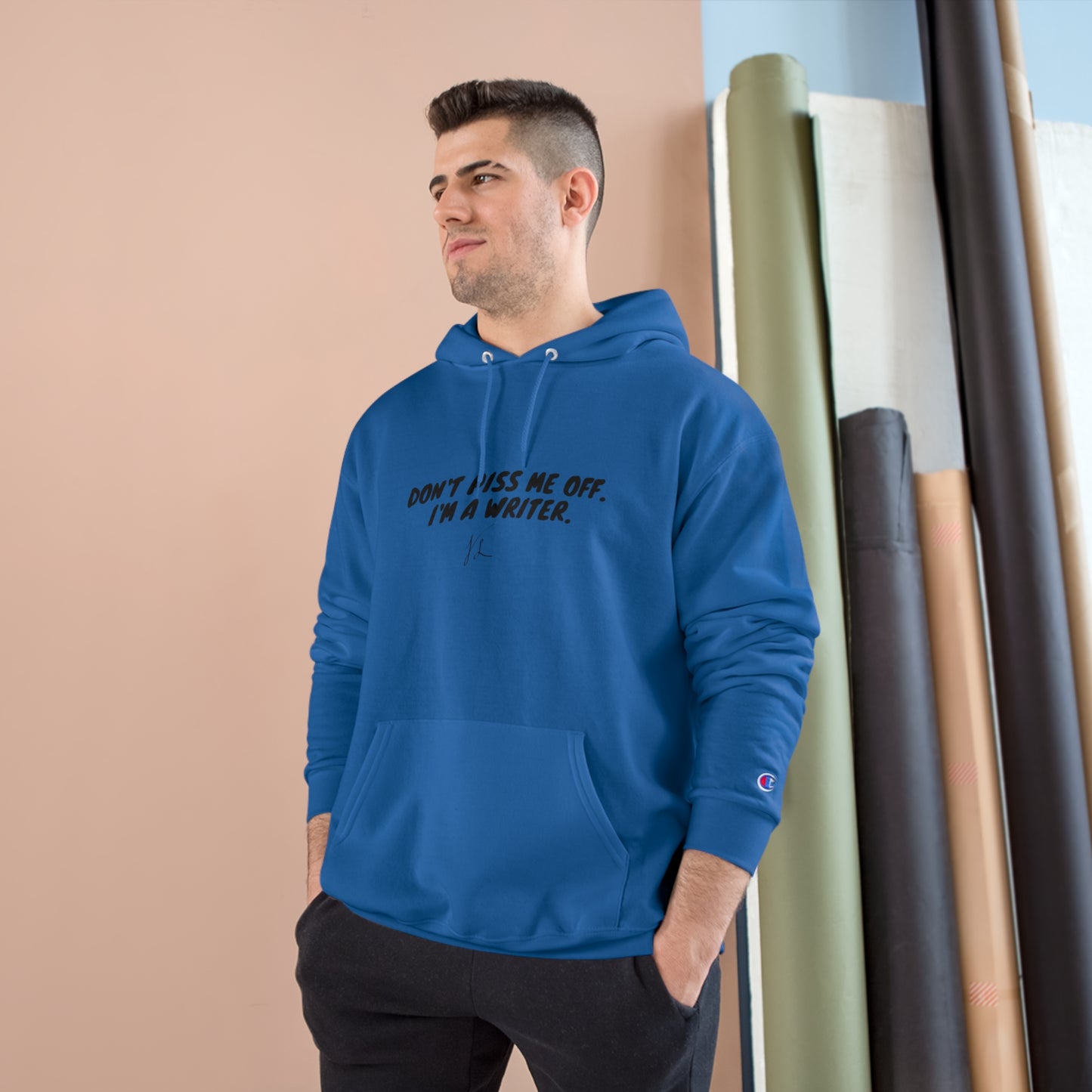 The Author's Warning -- Champion Hoodie