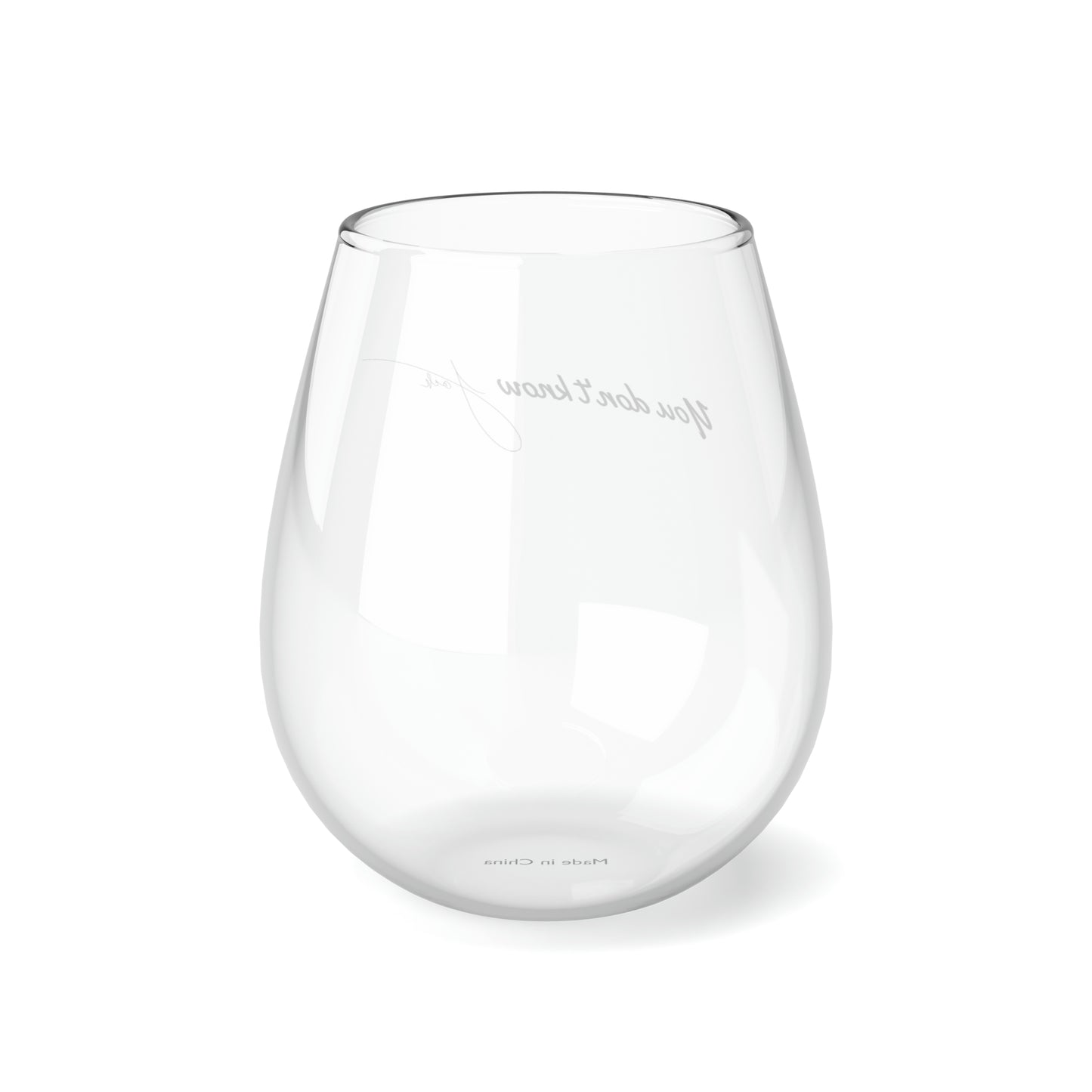 You Don't Know Jack Stemless Wine Glass, 11.75oz