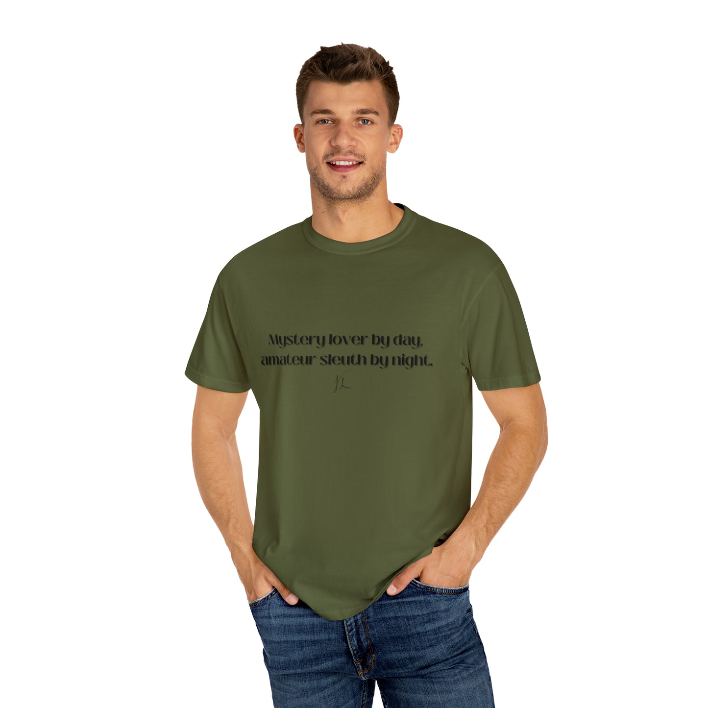 Mystery Lover and Sleuth -- Unisex Garment-Dyed T-shirt